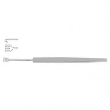 Knapp Fine Wound Retractor 4 Blunt Prongs Stainless Steel, 13.5 cm - 5 1/4"